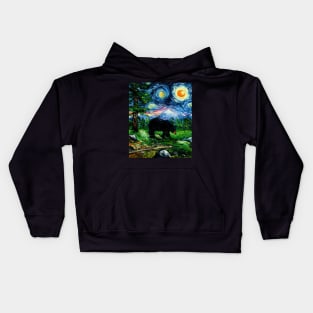 Smoky Mountain Night Kids Hoodie